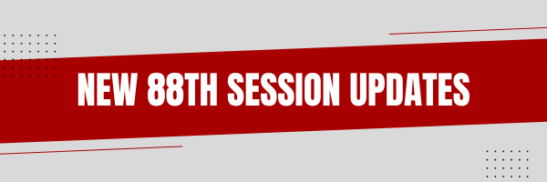 88th Session Updates
